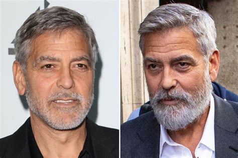 George Clooney Debuts Lush And Lengthy New Beard — Page Six Beard