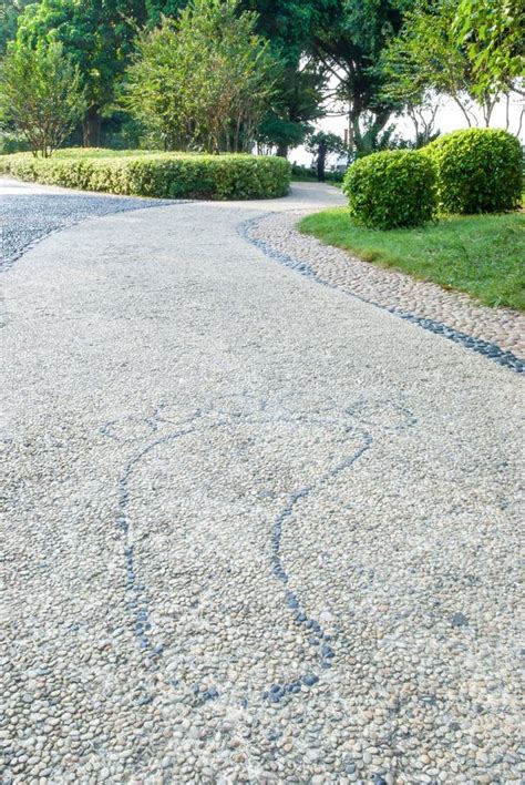 Chemin De Caillou Photo Stock Image Du Route Stationnement