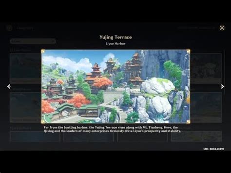 geography viewpoint liyue  yujing terrace genshin impact youtube