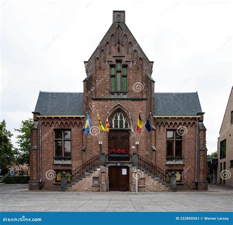 Brecht Antwerp Province Belgium Historical Town Hall At The Old