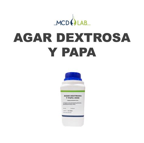 Agar Dextrosa Y Papa 450gr Mcd Lab Quimex