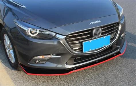 Abs Car Front Bumper Lip Spoiler Diffuser Cover Fit For Mazda M