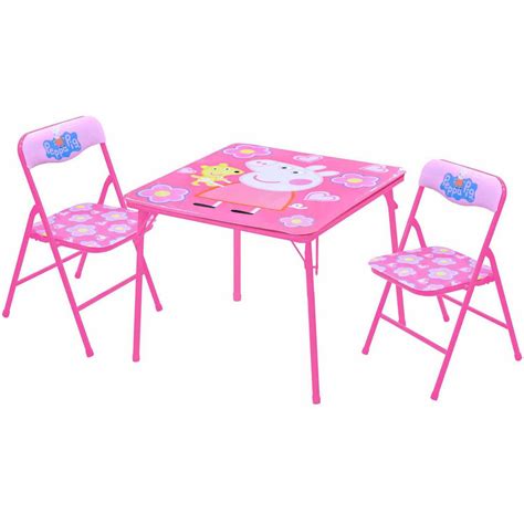 Peppa Pig Table And Chair Set - Rain Will