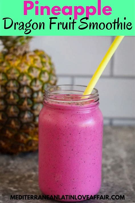 Dragon Fruit Smoothie Healthy Frozen Fruit Smoothie Recipes Dragon