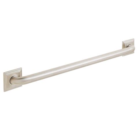 Speakman Rainier 36 in. x 3 in. ADA Grab Bar in Brushed Nickel-SA-1309 ...