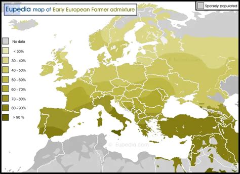 Dominant Y DNA Haplogroups In Europe And The Middle East Vivid Maps