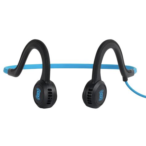 SPORTZ TITANIUM Bone Conduction Headphones (Wired) Ocean Blue at ...