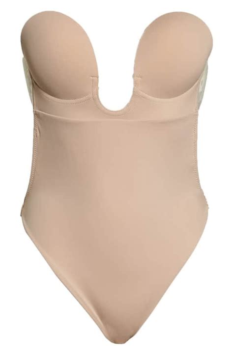 U Plunge Backless Strapless Underwire Bodysuit Nordstrom Bras For