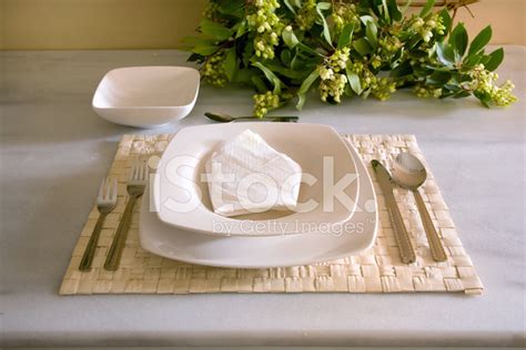 Casual Table Setting Stock Photo | Royalty-Free | FreeImages