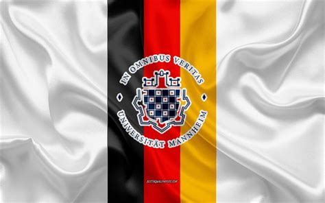 Download wallpapers University of Mannheim Emblem, German Flag ...