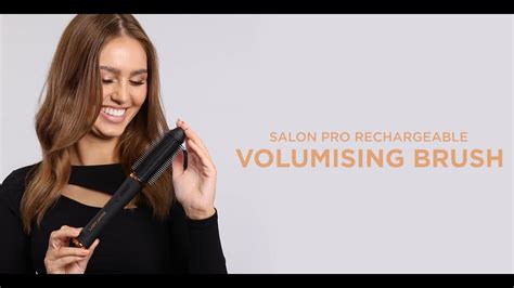 Lady Jayne Salon Pro Rechargeable Volumising Hot Brush YouTube