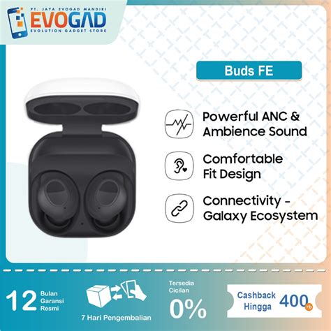 Jual Samsung Galaxy Buds Fe Tws Samsung Buds Fe Powerful Anc Garansi