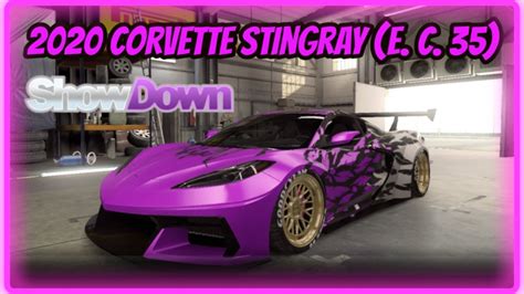 CSR2 Chevrolet 2020 Corvette Stingray Elite 35 Showdown Tune