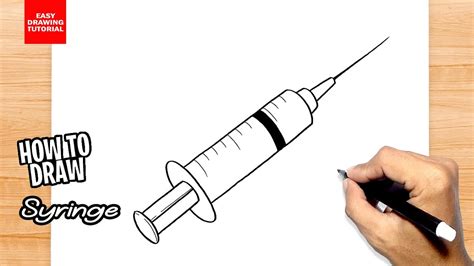 How To Draw Syringe YouTube