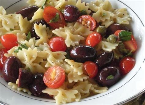 Tomato Basil And Caper Bow Tie Pasta Recipe Recipe Bow Tie Pasta Recipe Bowtie