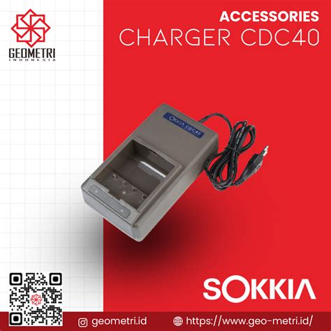 Charger Sokkia CDC40 GEO METRI INDONESIA