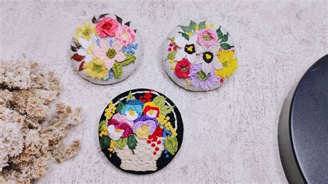 How To Make Embroidery Brooch Diy Brooch Handmade Brooch Tutorial