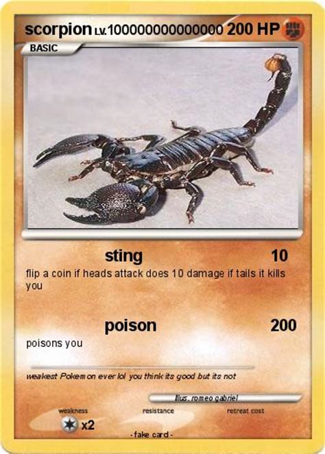 Pokémon scorpion 355 355 - sting - My Pokemon Card