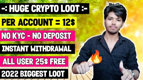 Signup And Withdraw New Crypto Loot Per Gmail Instant