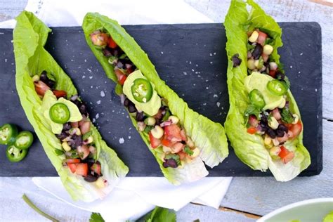 Tacos De Lechuga Tex Mex De Kcal Receta F Cil En La App Avena