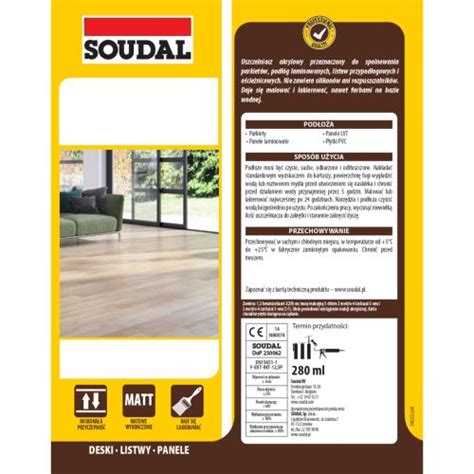 Mastic Acrilic Soudal Pentru Rosturi Parchet Wenge 280 Ml