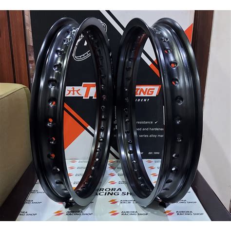 Jual Velg Tk Bright Set X Hole Warna Black Shopee