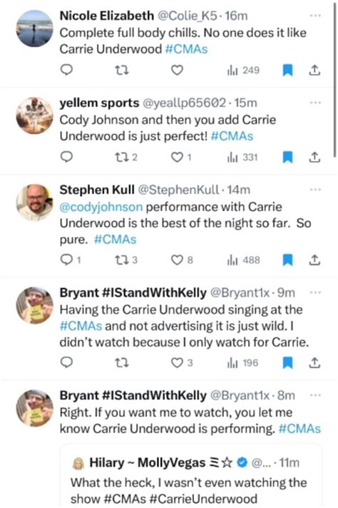 Country Music Fans All Saying The Same Thing About Carrie Underwoods