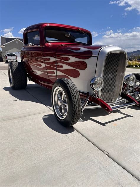 1932 Ford Model B Coupe Red for sale