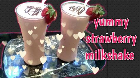 Strawberry Milkshake How To Make Milkshake