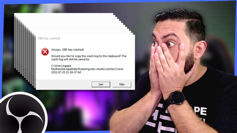 OBS STUDIO TRAVANDO OBS Crash 5 Dicas Para Resolver De Vez YouTube