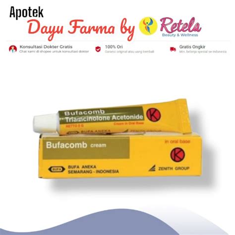 Jual BUFACOMB ORAL BASE TUBE 5GR | Shopee Indonesia