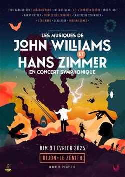 Concert Symphonique Les Musiques De John Williams Et Hans Zimmer Le