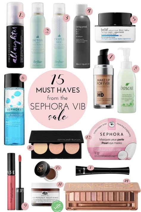 My 15 Must Haves From The Sephora Vib Sale Sephora Skin Care Sephora Beauty Skin Care