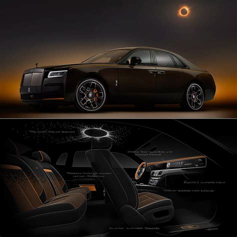 Limited Rolls Royce Black Badge Ghost Ekleipsis Private Collection Has Solar Eclipse Starlight