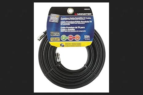 Monster Jhiu Black Ft Ohm Digital Video Coaxial Cable