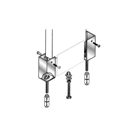 Jacknob Pilaster Post Shoe Pack 30810 Hardware Distributors