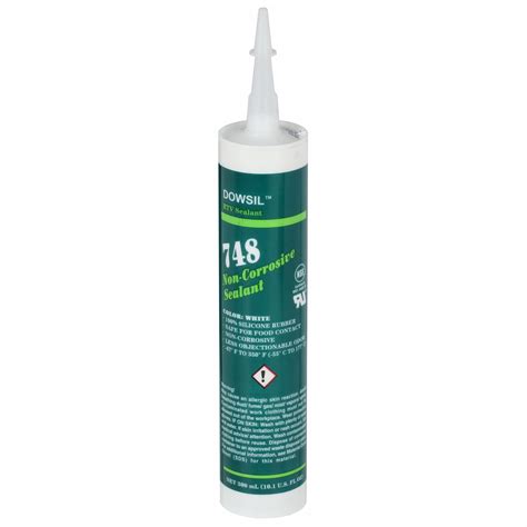 DOW CORNING 748 White Silicone Sealant 53DC73 99180561 Grainger