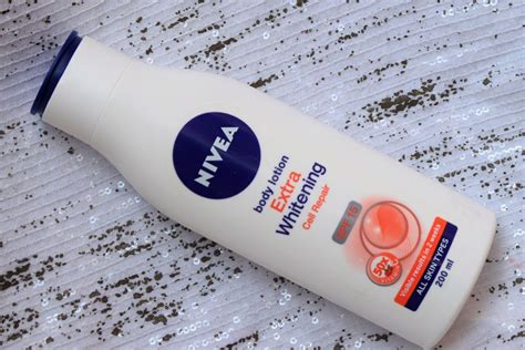 Nivea Extra Whitening Cell Repair Body Lotion With SPF 15 Review