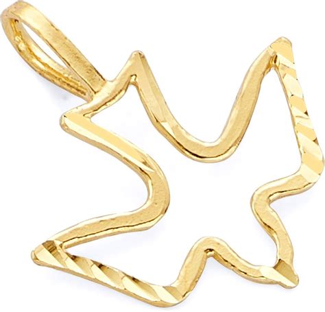 Best 14K Gold Dove Pendant - Your Best Life