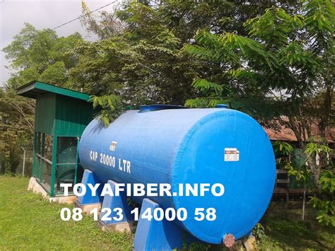 Fiberglass Surabaya Tangki Air Silinder Vertikal Dan Horizontal Toya