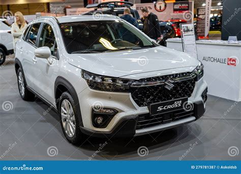 New Suzuki SX4 S Cross Premiere At A Motor Show 2023 Model Front View