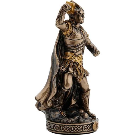 Bronze Thor Norse God Statue