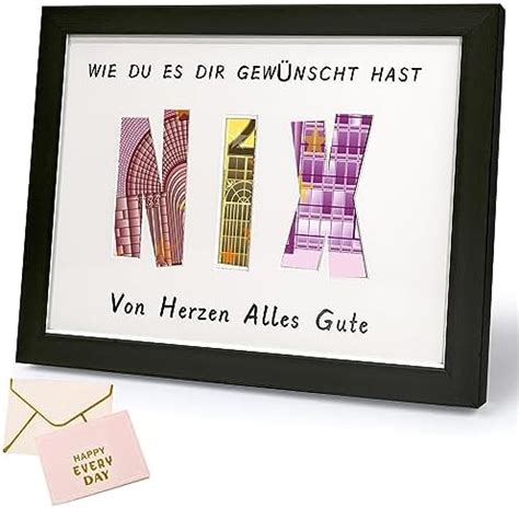 Amazon De Sunnylisa Geldgeschenk Hochzeit Geburtstag Nix Geschenk F R