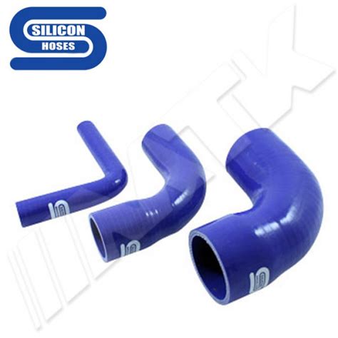 Durite silicone reducteur coudée 90 bleu Silicon Hoses