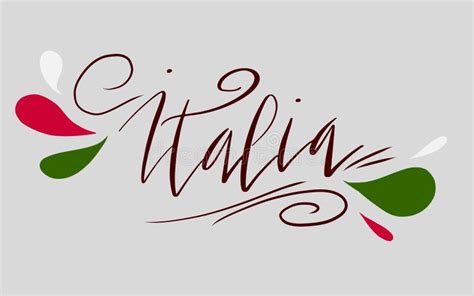 Italia Lettering Stock Illustrations 456 Italia Lettering Stock