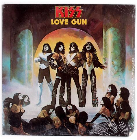 Kiss Vinyl Record Love Gun 12 Lp Sealed Cut Out Original Pressing