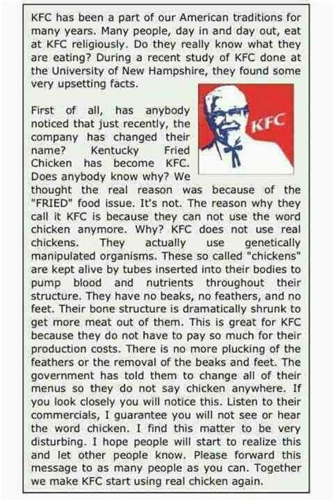 Does Kfc Use Mutant Chickens