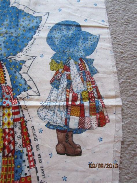 Holly Hobbie Fabric Panel Blue Doll Etsy Holly Hobbie Doll Holly Hobbie Fabric Panels