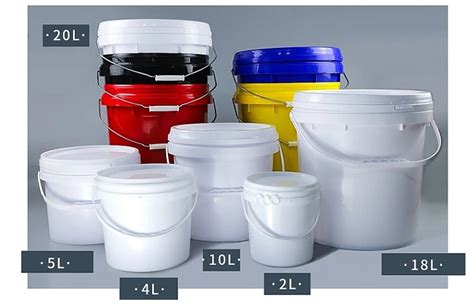 Buy Factory Custom Plastic Bucket Drums Pails Liters Blue Plastic