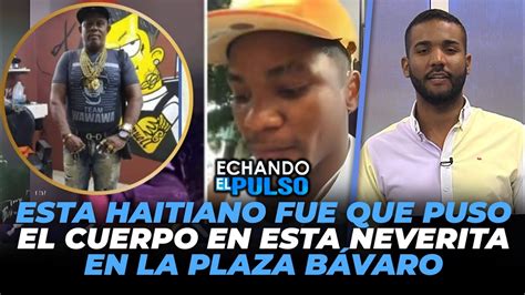 Esta Haitiano Fue Que Puso El Cuerpo En Esta Neverita En La Plaza